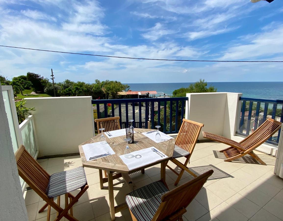 Bel Appartement Vue Mer - 1Er Rang Front De Mer Saint-Jean-de-Luz Luaran gambar